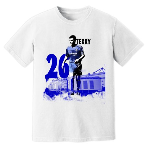 John Terry Chelsea Premier League Legend T-Shirt (White)