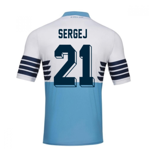 2018-19 Lazio Home Football Shirt (Sergej 21) - Kids