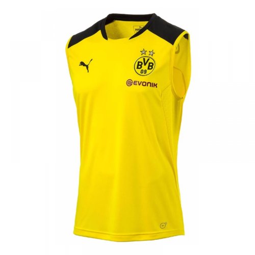 2017-2018 Borussia Dortmund Puma Sleeveless Shirt (Yellow) - Kids