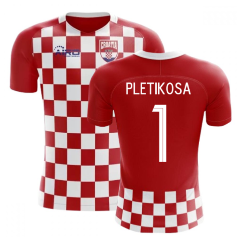 2024-2025 Croatia Flag Concept Football Shirt (Pletikosa 1) - Kids