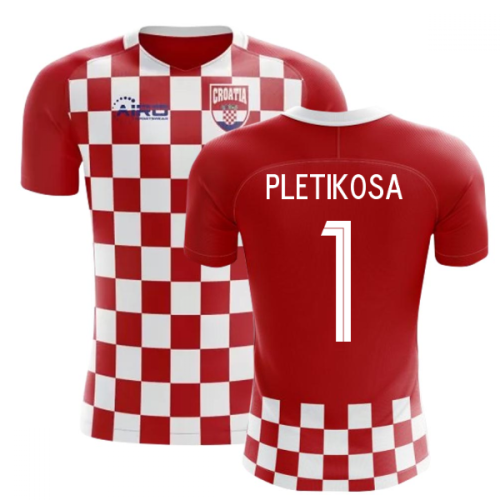 2024-2025 Croatia Flag Concept Football Shirt (Pletikosa 1) - Kids