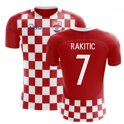 2024-2025 Croatia Flag Concept Football Shirt (Rakitic 7) - Kids