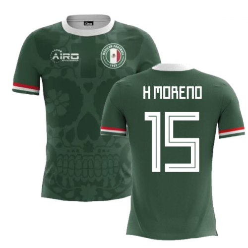 2024-2025 Mexico Home Concept Football Shirt (H.Moreno 15) - Kids