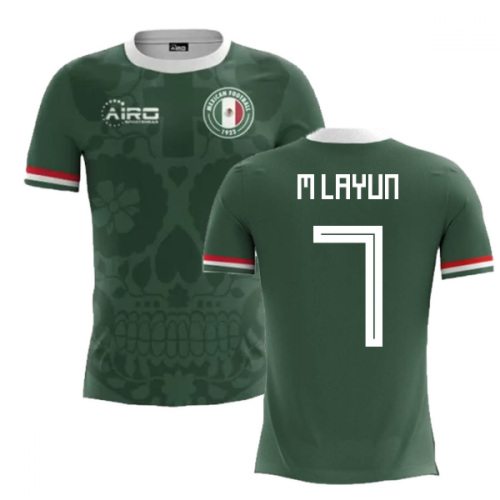 2024-2025 Mexico Home Concept Football Shirt (M.Layun 7) - Kids