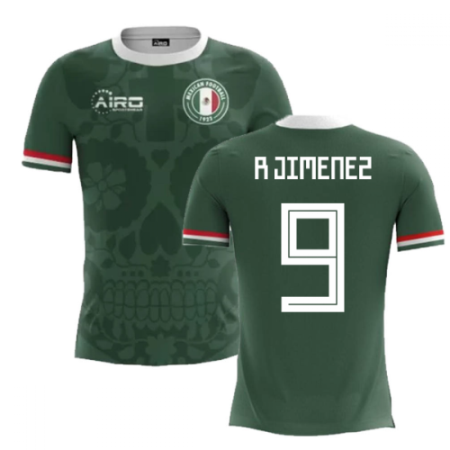 2024-2025 Mexico Home Concept Football Shirt (R.Jimenez 9) - Kids