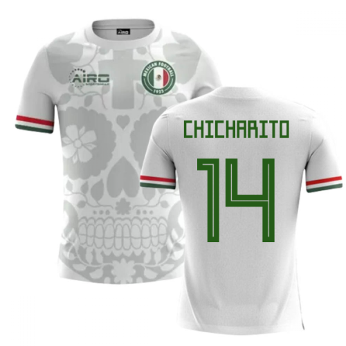 2024-2025 Mexico Away Concept Football Shirt (Chicharito 14) - Kids