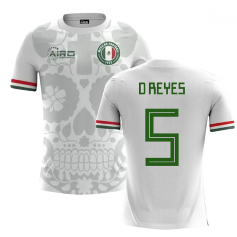 2024-2025 Mexico Away Concept Football Shirt (D Reyes 5) - Kids