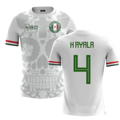 2024-2025 Mexico Away Concept Football Shirt (H.Ayala 4) - Kids