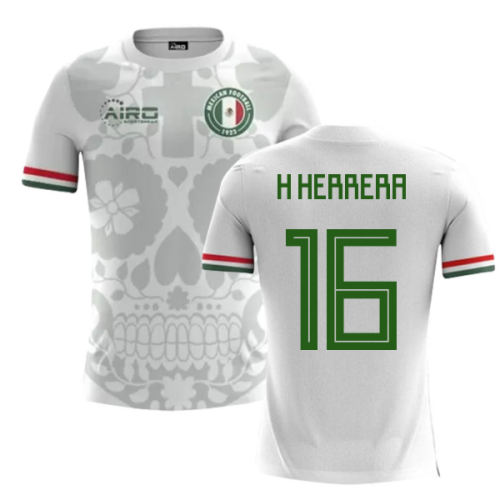 2024-2025 Mexico Away Concept Football Shirt (H.Herrera 16) - Kids