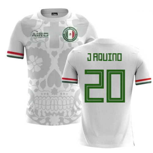 2024-2025 Mexico Away Concept Football Shirt (J.Aquino 20) - Kids