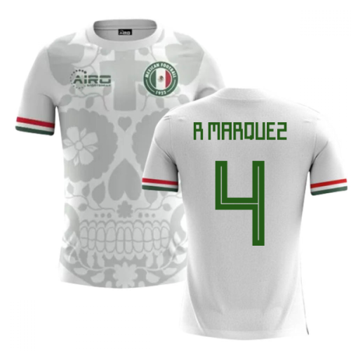 2024-2025 Mexico Away Concept Football Shirt (R.Marquez 4) - Kids