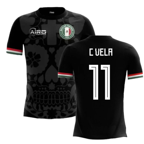 2024-2025 Mexico Third Concept Football Shirt (C.Vela 11) - Kids