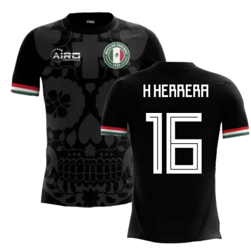 2024-2025 Mexico Third Concept Football Shirt (H.Herrera 16) - Kids