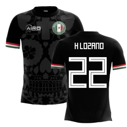 2024-2025 Mexico Third Concept Football Shirt (H.Lozano 22) - Kids