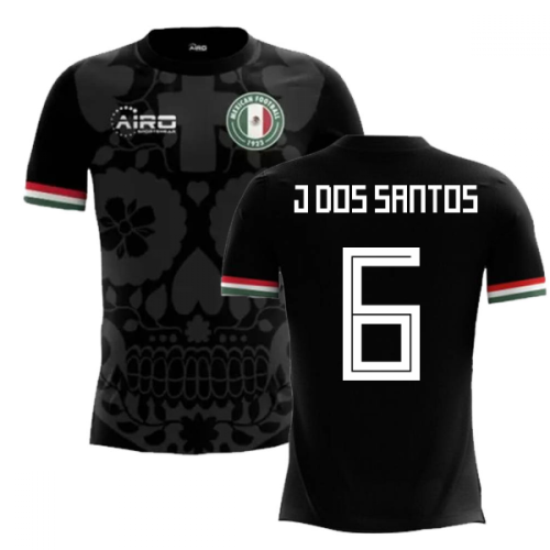 2024-2025 Mexico Third Concept Football Shirt (J.Dos Santos 6) - Kids