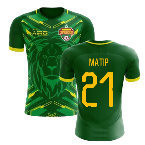 2024-2025 Cameroon Home Concept Football Shirt (Matip 21) - Kids