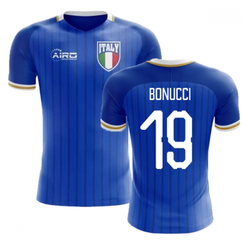 2024-2025 Italy Home Concept Football Shirt (Bonucci 19) - Kids