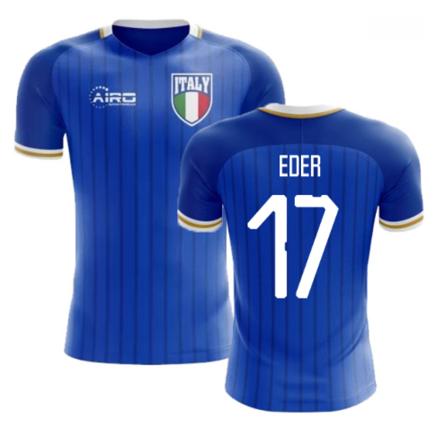 2024-2025 Italy Home Concept Football Shirt (Eder 17) - Kids