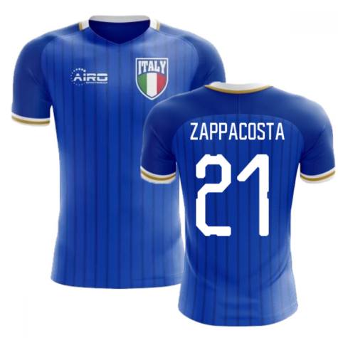 2024-2025 Italy Home Concept Football Shirt (Zappacosta 21) - Kids