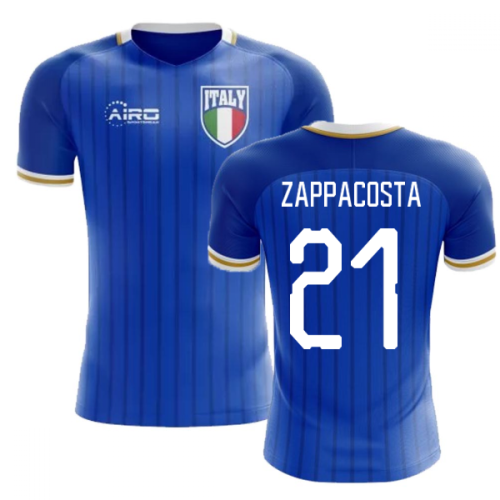 2024-2025 Italy Home Concept Football Shirt (Zappacosta 21) - Kids