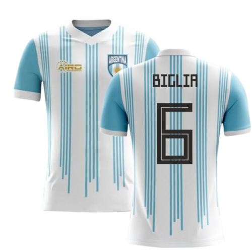 2024-2025 Argentina Home Concept Football Shirt (Biglia 6) - Kids