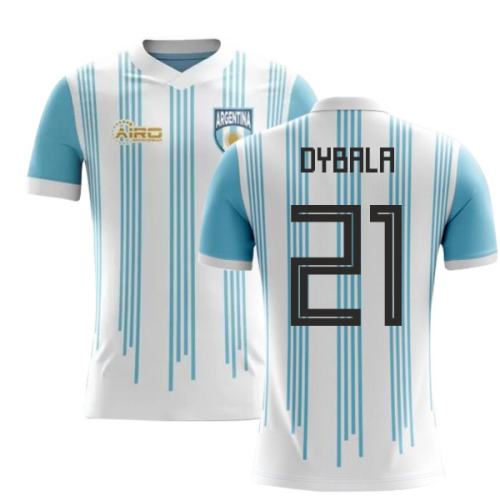 2024-2025 Argentina Home Concept Football Shirt (Dybala 21) - Kids