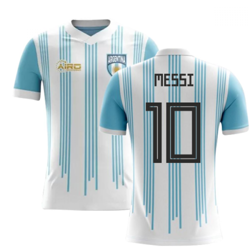 2024-2025 Argentina Home Concept Football Shirt (Messi 10) - Kids