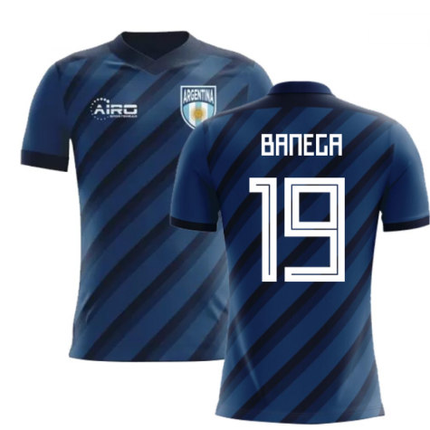 2024-2025 Argentina Away Concept Football Shirt (Banega 19) - Kids