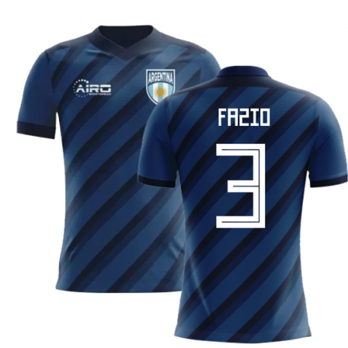 2024-2025 Argentina Away Concept Football Shirt (Fazio 3) - Kids