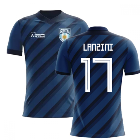 2024-2025 Argentina Away Concept Football Shirt (Lanzini 17) - Kids