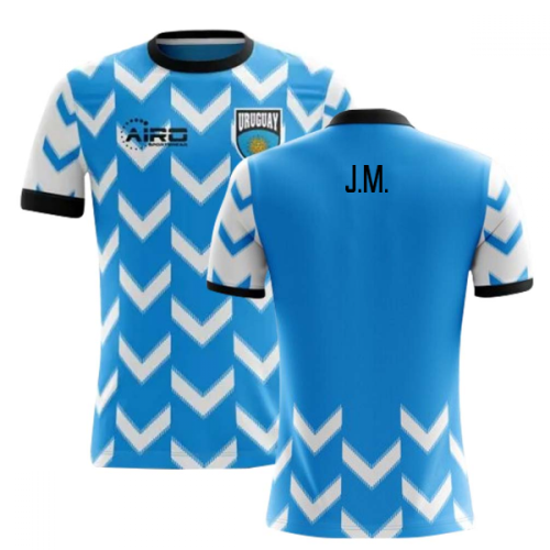 2024-2025 Uruguay Home Concept Football Shirt (J.M. Gimenez) - Kids