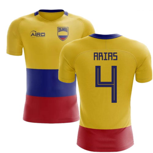 2024-2025 Colombia Flag Concept Football Shirt (Arias 4) - Kids