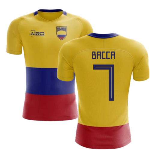 2024-2025 Colombia Flag Concept Football Shirt (Bacca 7) - Kids