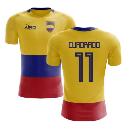 2024-2025 Colombia Flag Concept Football Shirt (Cuadrado 11) - Kids