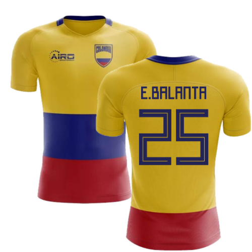 2024-2025 Colombia Flag Concept Football Shirt (E.Balanta 25) - Kids