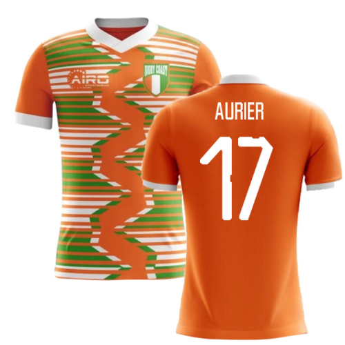 2024-2025 Ivory Coast Home Concept Football Shirt (Aurier 17) - Kids