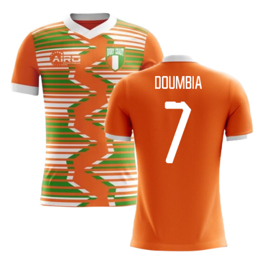 2024-2025 Ivory Coast Home Concept Football Shirt (Doumbia 7) - Kids