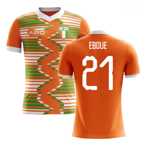 2024-2025 Ivory Coast Home Concept Football Shirt (Eboue 21) - Kids