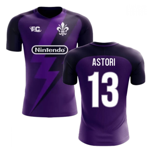 2025-2026 Fiorentina Fans Culture Home Concept Shirt (Astori 13) - Kids