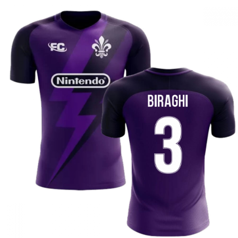 2024-2025 Fiorentina Fans Culture Home Concept Shirt (Biraghi 3) - Kids