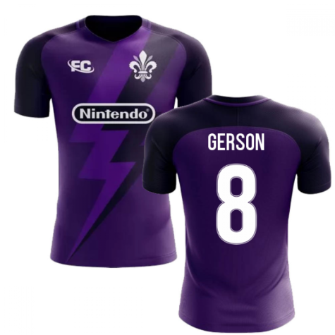 2024-2025 Fiorentina Fans Culture Home Concept Shirt (Gerson 8) - Kids