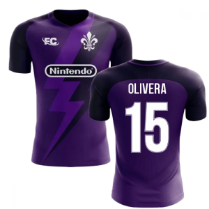 2024-2025 Fiorentina Fans Culture Home Concept Shirt (Olivera 15) - Kids