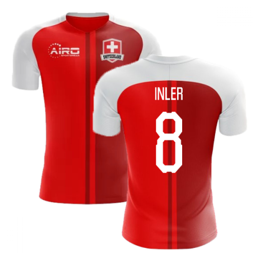 2024-2025 Switzerland Home Concept Football Shirt (Inler 8) - Kids