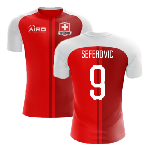 2024-2025 Switzerland Home Concept Football Shirt (Seferovic 9) - Kids