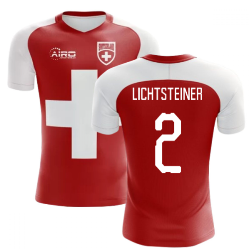 2024-2025 Switzerland Flag Concept Football Shirt (Lichtsteiner 2) - Kids