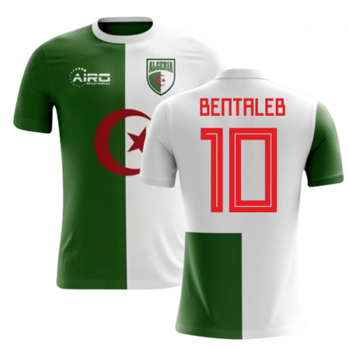 2024-2025 Algeria Home Concept Football Shirt (Bentaleb 10) - Kids