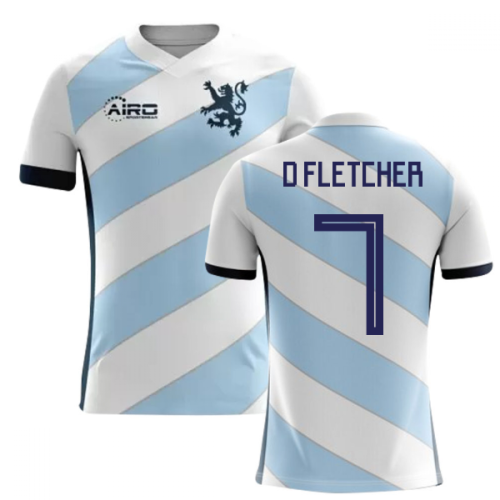 2024-2025 Scotland Away Concept Football Shirt (D Fletcher 7) - Kids