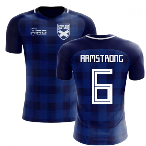 2024-2025 Scotland Tartan Concept Football Shirt (Armstrong 6) - Kids