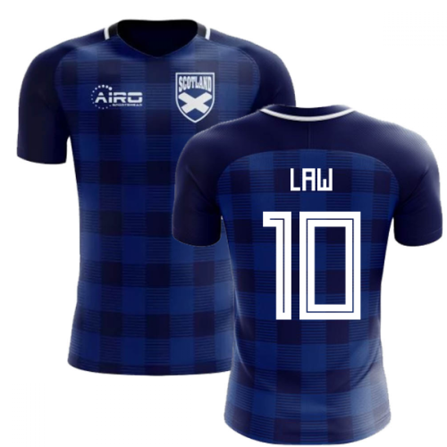 2024-2025 Scotland Tartan Concept Football Shirt (Law 10) - Kids