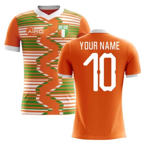 2025-2026 Ivory Coast Home Concept Football Shirt (Your Name) -Kids